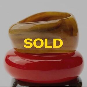 Zara two pack Resin Bangle Set